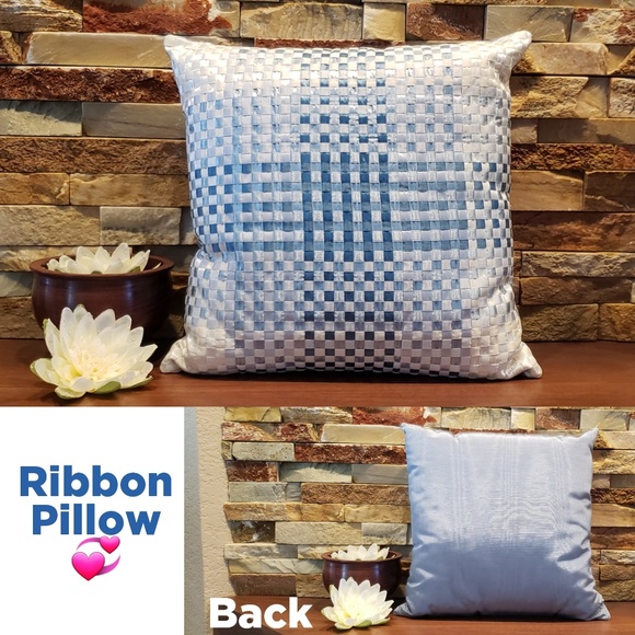 Other - *SALE* Elegant custom-made Ribbon Pillow